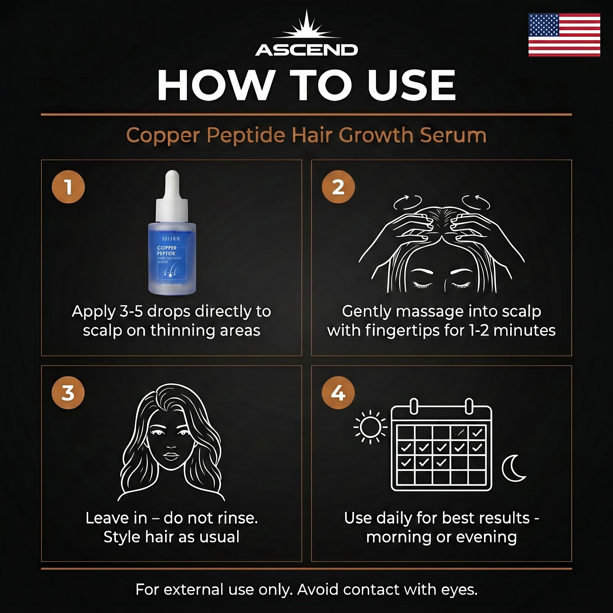 Ascend Hair Peptide Serum™