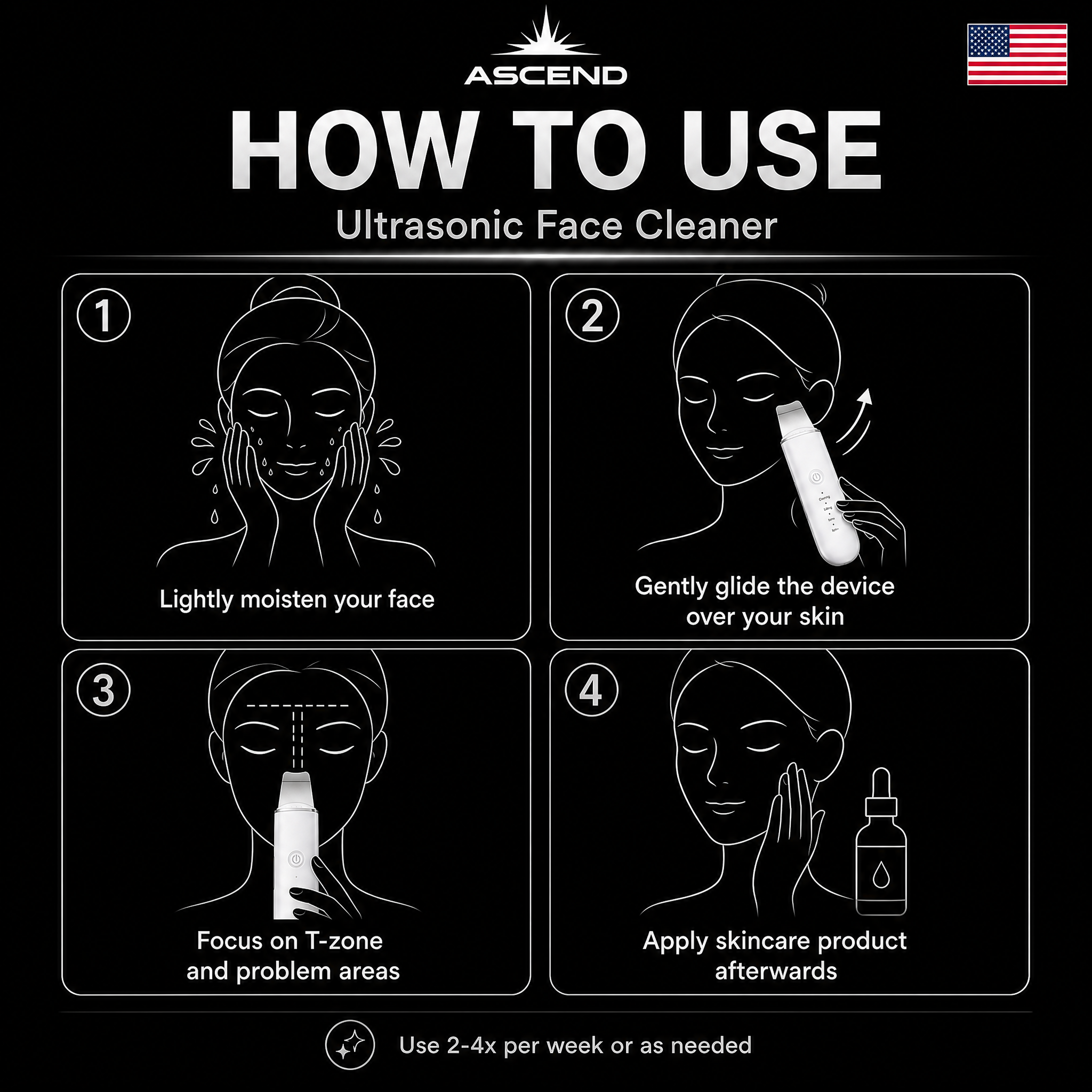 Ascend Supersonic Face cleaner™