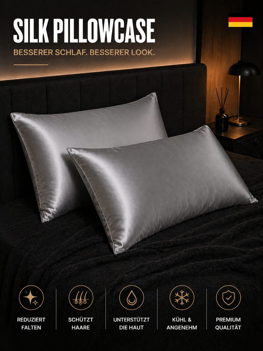 ASCEND SILK PILLOWCASE